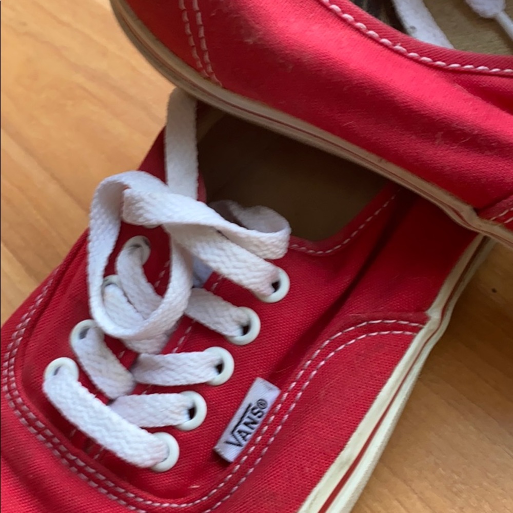 Red Vans Era Shoe